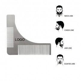 Custom Printed Beard Shaping Hairstyle Comb  Custom Printed Beard Shaping Hairstyle Comb