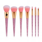 7pcs Cosmetic Makeup Brush set for Lady /Foundation Eyebrow Eyeliner Brush Logo Branded