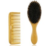 Custom Imprinted Bristle Hair Brush Set