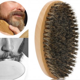 Beard Mustache Brush Logo Branded