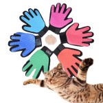 Soft Pet Grooming Glove Logo Branded