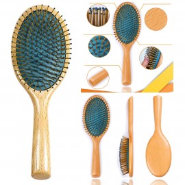 Logo Branded Wooden Hair Brush