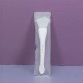 Plastic Handle Silicone Face Mask Polygon Shape Brush with PVC Packing Soft Makeup Skin Care Tool Custom Imprinted