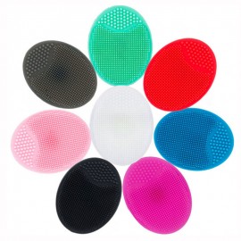 Silicone Face Scrubber Cleanser Brush Pad Custom Printed  Silicone Face Scrubber Cleanser Brush Pad Custom Printed