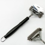 Stainless Steel Grill Brush And Scraper Bristle Free Custom Imprinted