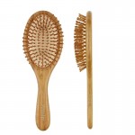 Bamboo Airbag Massage Hair Brush Logo Branded