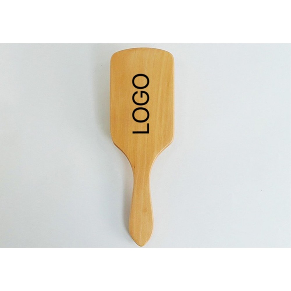 Natural Wooden Hairbrush Custom Printed Natural Wooden Hairbrush Custom Printed