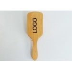 Natural Wooden Hairbrush Custom Printed