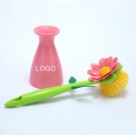 Custom Imprinted Flower Kitchen Brush