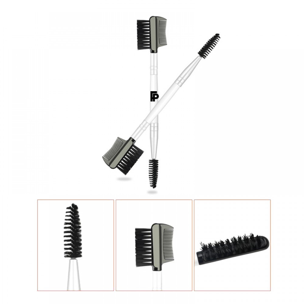 Logo Branded 2 in 1 Eyelash and Eyebrow Brush Logo Branded 2 in 1 Eyelash and Eyebrow Brush