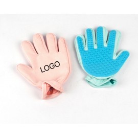 Logo Branded Pet Grooming Glove