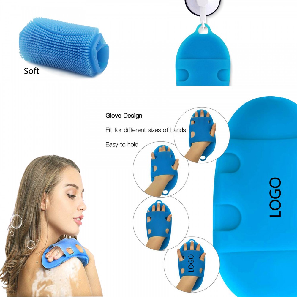 Silicon Bath Shower Cleaning Brush Custom Imprinted