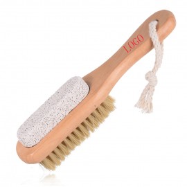 Wooden Bristles Round Bath Brush Custom Imprinted  Wooden Bristles Round Bath Brush Custom Imprinted