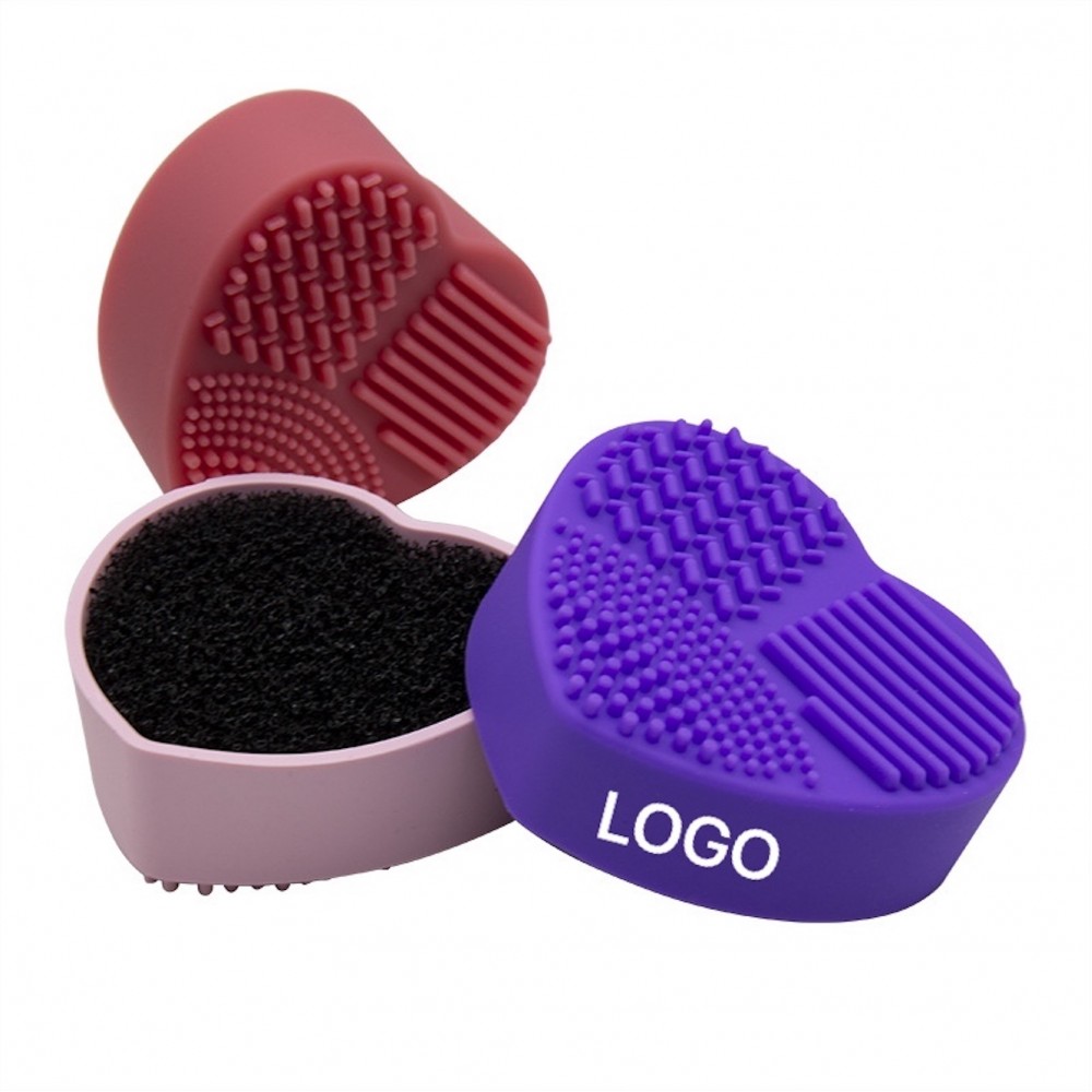 Two-Way Silicone Makeup Brush Cleaner Custom Imprinted