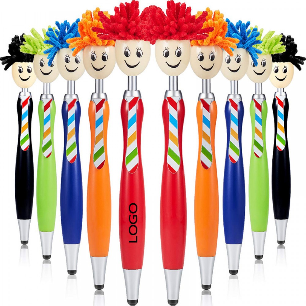 Logo Branded Stylus Pen with Screen Cleaner