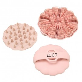Logo Branded Silicone Shampoo Brush