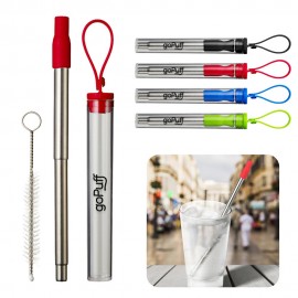 Custom Imprinted Collapsible Straw Set