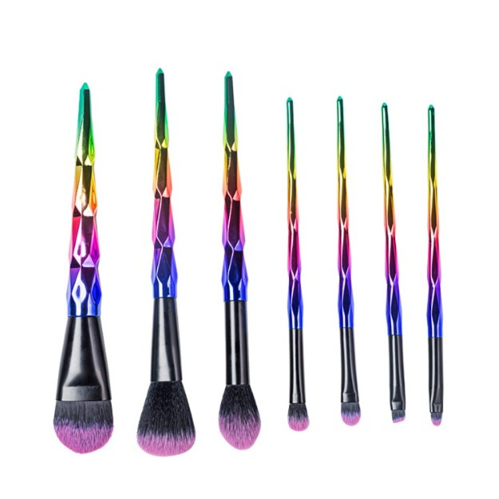 7 Pieces Makeup Brush Set Kit Custom Imprinted 7 Pieces Makeup Brush Set Kit Custom Imprinted