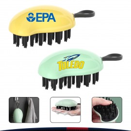 Logo Branded Mango Scalp Massager Brush  Logo Branded Mango Scalp Massager Brush