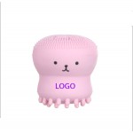 Soft Octopus Shape Massage Silicone Facial Cleaning Brush Custom Imprinted