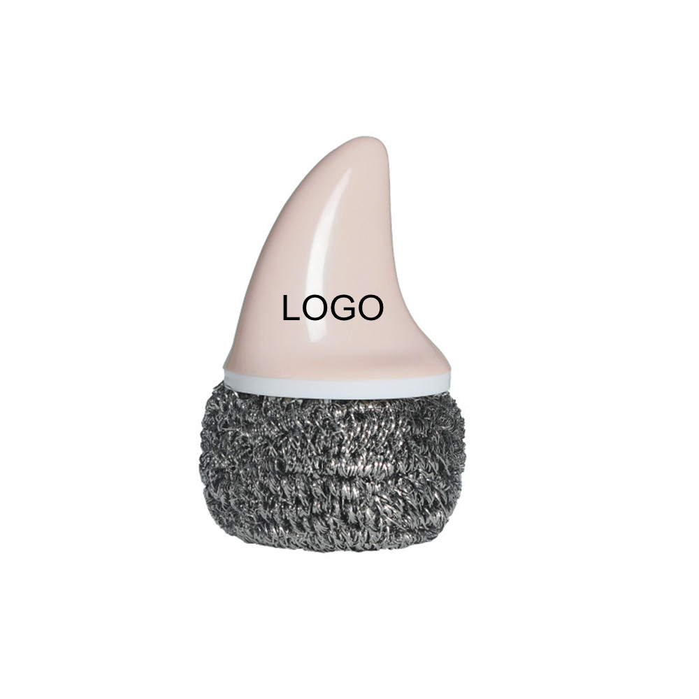 Stainless Steel Scourer with Handle Custom Printed Stainless Steel Scourer with Handle Custom Printed