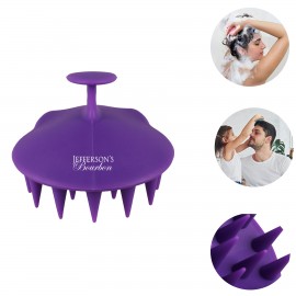 Full Silicone Shampoo Hair Brush Custom Printed  Full Silicone Shampoo Hair Brush Custom Printed