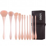 Logo Branded Makeup Brush Sets 10Pcs