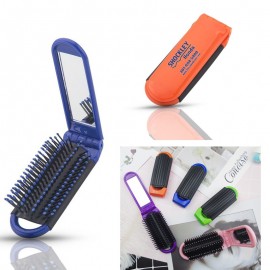 Mirror Hair Brush Logo Branded