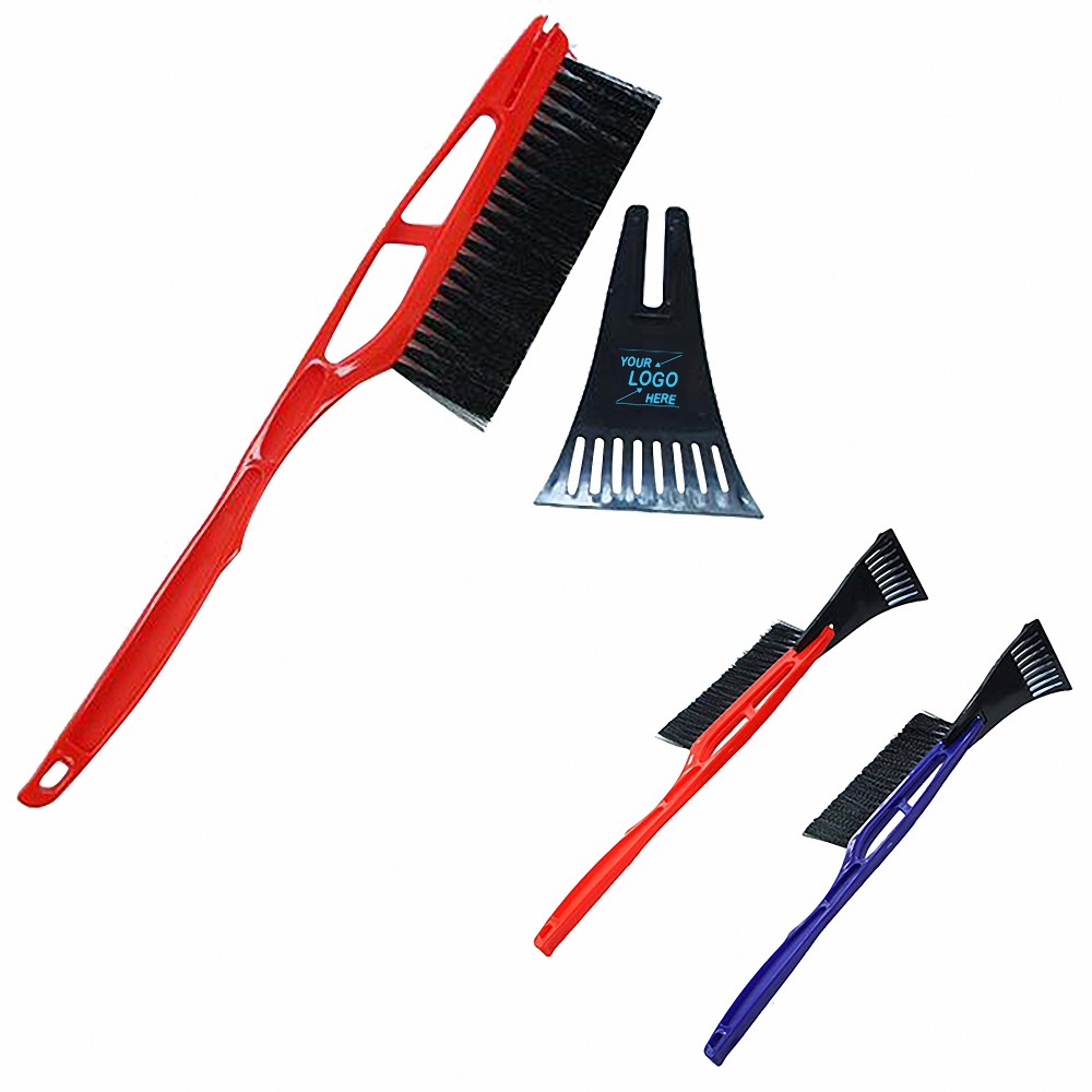 Custom Printed Long Handle 2-in-1 Snow Brush and Ice Scraper Custom Printed Long Handle 2-in-1 Snow Brush and Ice Scraper