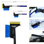 Logo Branded Retractable Ice Chisel Snowbrush