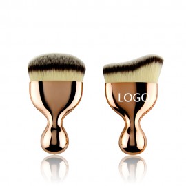Gold Makeup Brush Logo Branded  Gold Makeup Brush Logo Branded