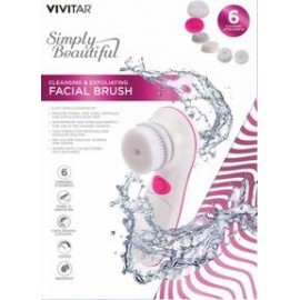 Vivitar Pink Power Cleansing & Exfoliating Facial Brush Custom Printed