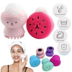 Custom Printed Jellyfish Silicone Face Cleaning Brush