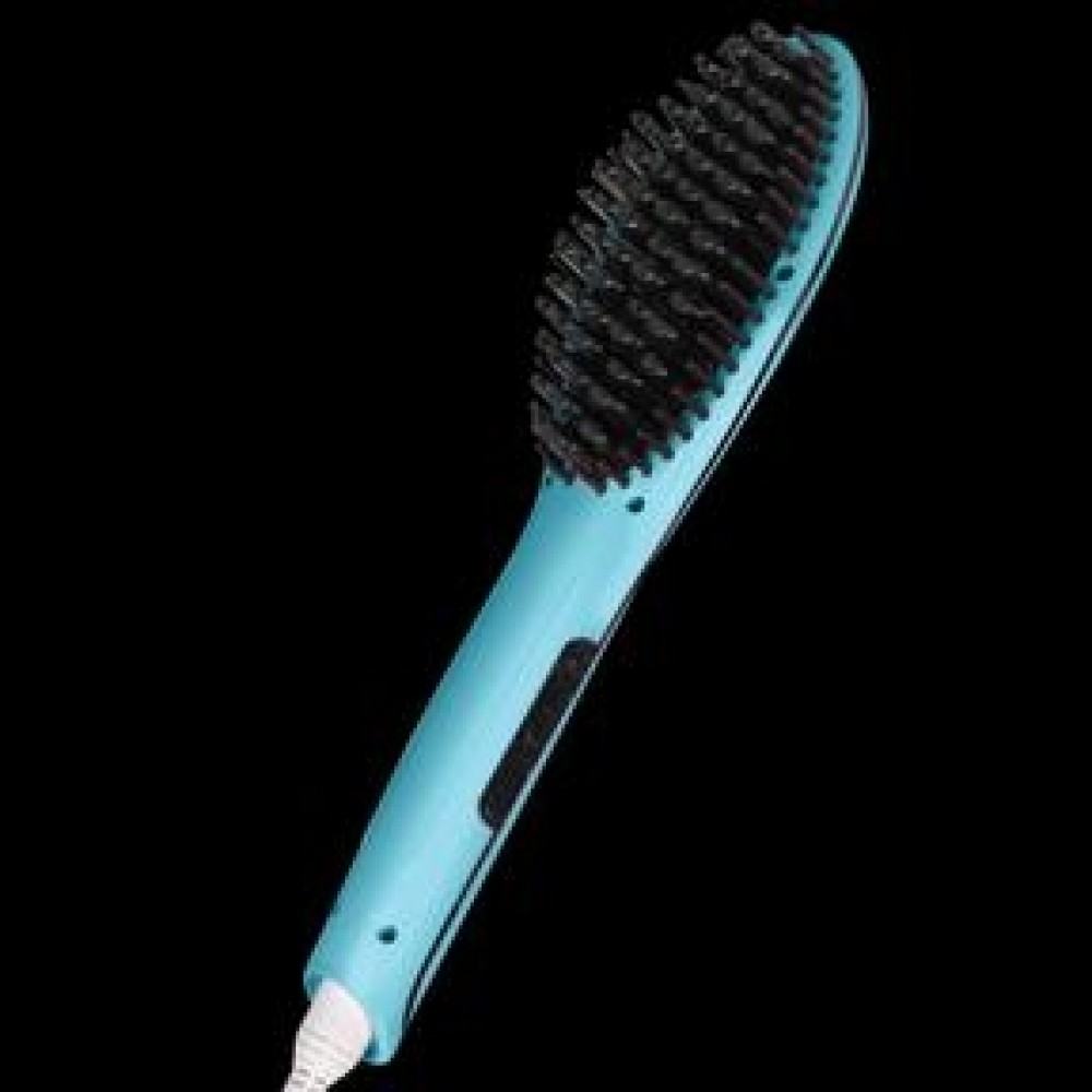 Vivitar Blue Vivacious Straightening Hair Brush Custom Imprinted