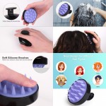 Hair Scalp Massager Shampoo Brush, Scalp Care Silicone Brush Custom Printed
