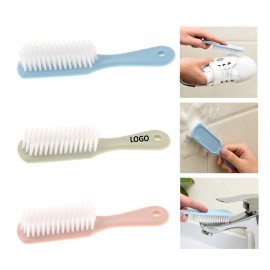 New Plastic Shoes Cleaning Brush Soft Wool Washing Shoes Brush Custom Printed