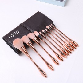 Custom Imprinted 10Pcs Makeup Brush Set