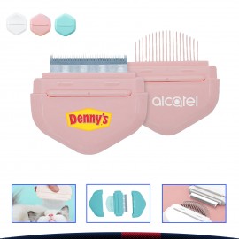 2 in 1 Pet Grooming Brush Custom Printed  2 in 1 Pet Grooming Brush Custom Printed