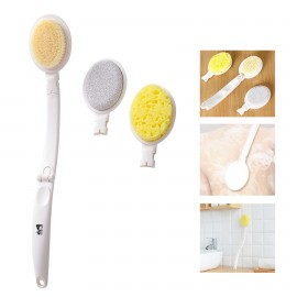 Custom Printed Foldable Multi-Head Bath Brush Set  Custom Printed Foldable Multi-Head Bath Brush Set