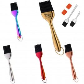 Silicone Head Stainless Steel Cleaning Brushes Custom Printed