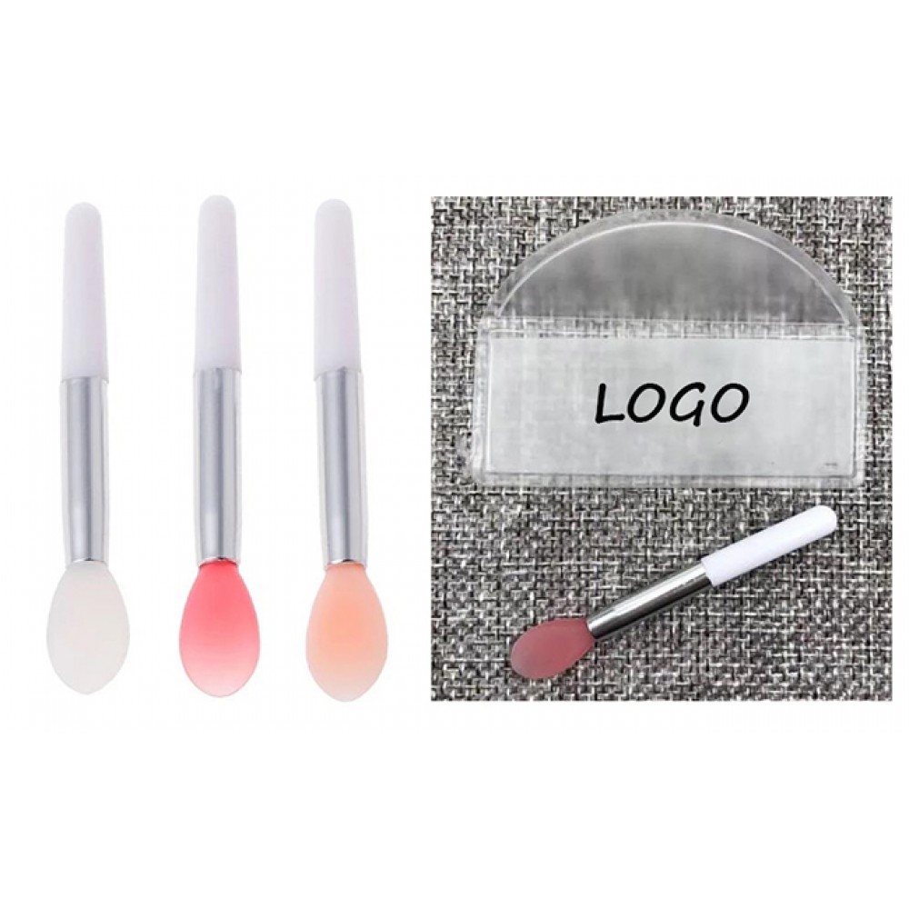 Silicone Lip Use Soft Brush Logo Branded Silicone Lip Use Soft Brush Logo Branded