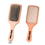 Wooden Massage Hair Brush Comb Logo Branded