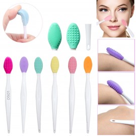 Logo Branded Double Sided Silicon Nose Cleaning Brush