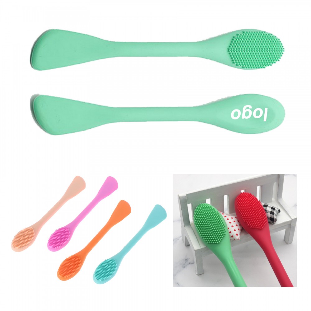 Logo Branded Face Mask Brush