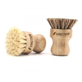 Custom Printed Bamboo Cleaning Scrub Brush Pot Brush  Custom Printed Bamboo Cleaning Scrub Brush Pot Brush