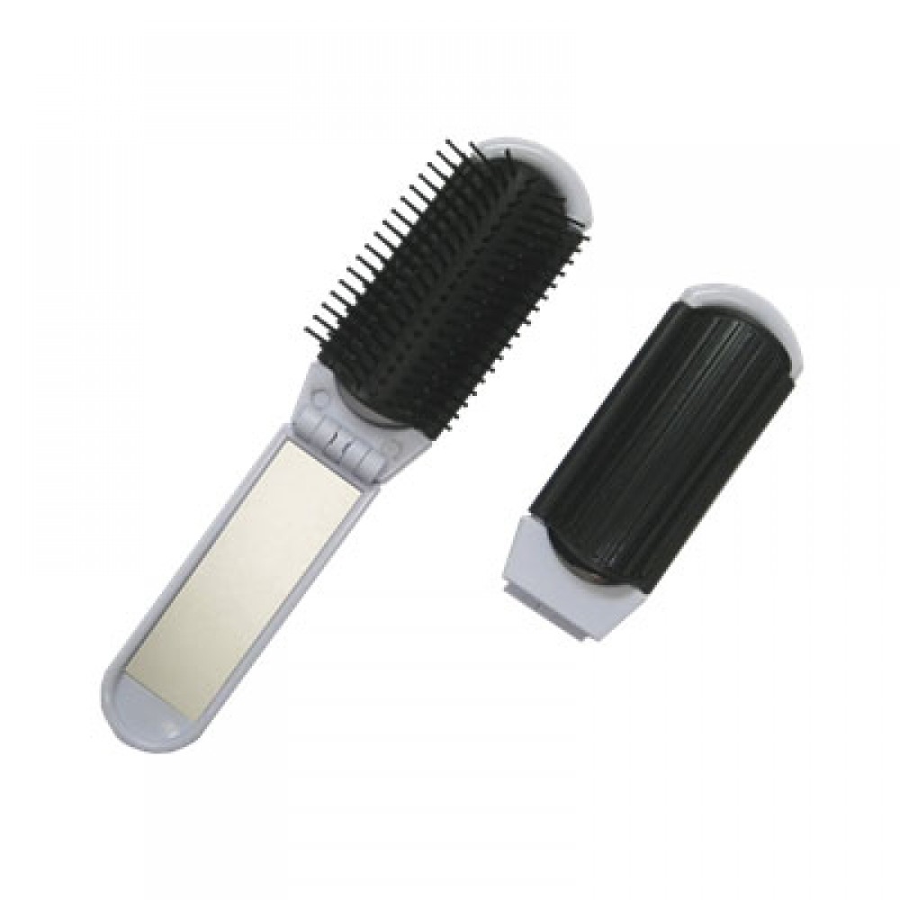 Fold-in Brush & Mirror Custom Printed Fold-in Brush & Mirror Custom Printed