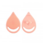 Custom Imprinted Drop Shape Silicone Washing Brush & Baby Shampoo Brush