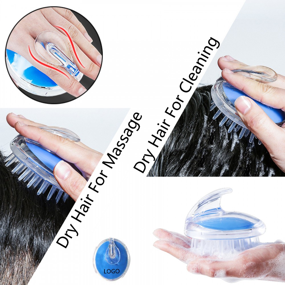 Custom Printed Hair Scalp Cleaning Brush