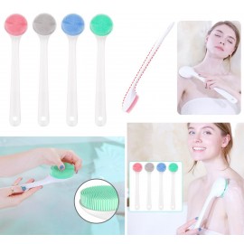 Bath Brush Long Handle For Shower Logo Branded  Bath Brush Long Handle For Shower Logo Branded