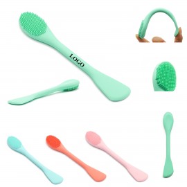 Custom Printed 2 in 1 Silicone Face Mask Brush